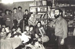 Пуримшпиль у Романовских перед их отъездом в Израиль. Ленинград, 1988 г.