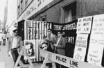 SSSJ Soviet Jewry sukkah at United Nations, New York City. October, 1971 .