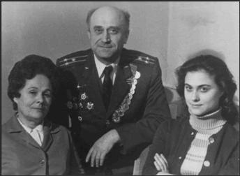 Полковник в отставке Лев Овсищер с женой и дочерью (1971) Полковник в отставке Лев Овсищер с женой и дочерью (1971)