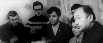 Наум Альшанский произносит тост на про́водах (1971) Наум Альшанский произносит тост на про́водах (1971)